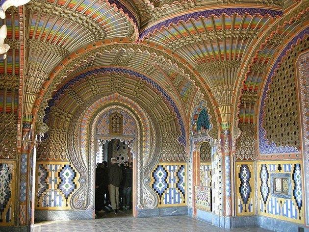sammezzano castle peacock room
