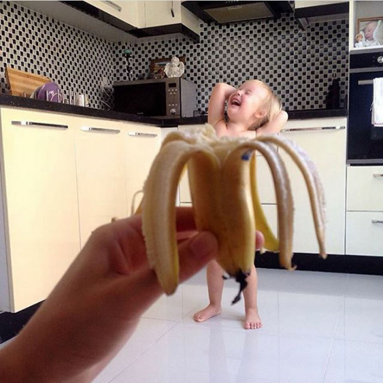 food-dresses-forced-perspective-optical-illusion