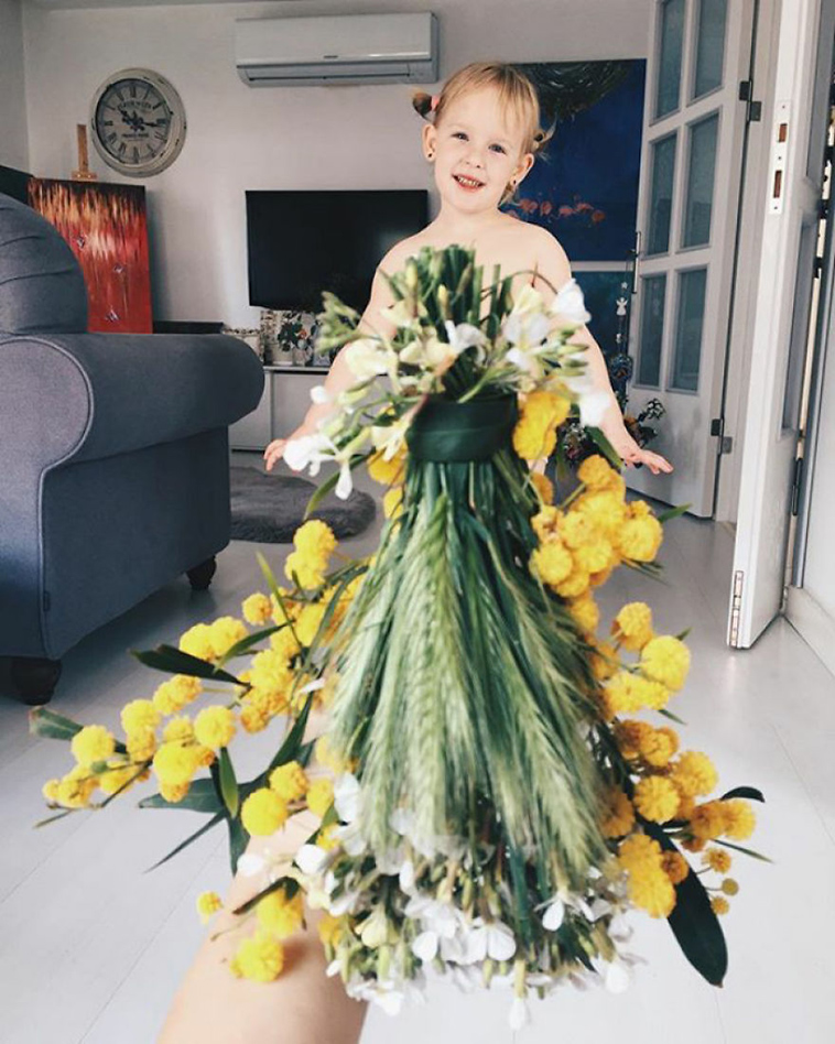 food-dresses-forced-perspective-optical-illusion