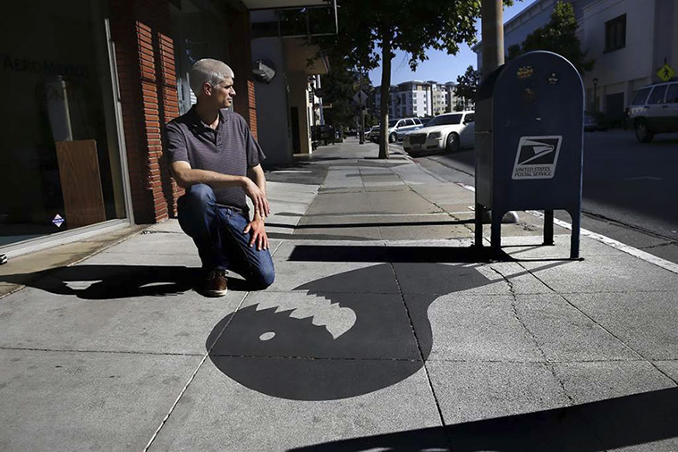 fake-shadow-street-art-damon-belanger-redwood-california