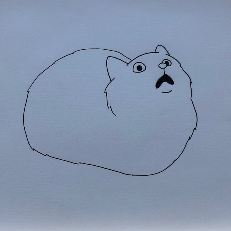 poorly drawn cats