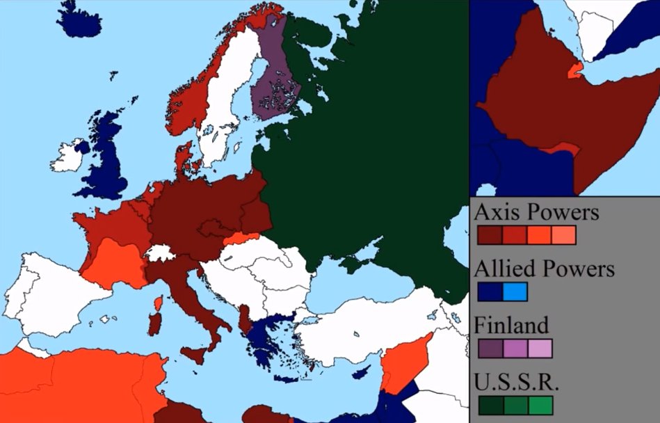 map of europe 1939 allies and axis powers This Incredible Map Shows How World War Ii Happened Day By Day map of europe 1939 allies and axis powers