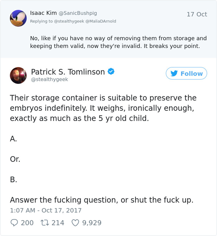This Man Asked A Simple Question Online That Shut Down The Whole Anti-Abortion Argument