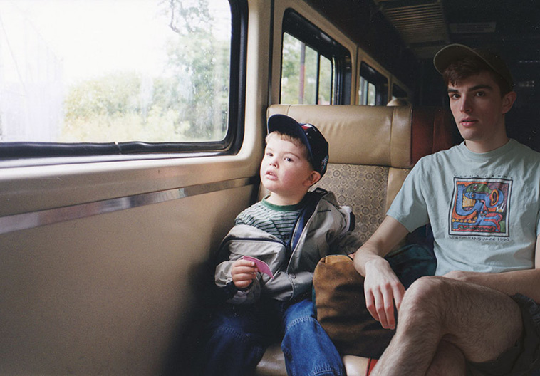 Guy Photoshops Himself Into Childhood Pics