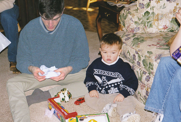 Guy Photoshops Himself Into Childhood Pics