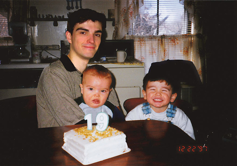 Guy Photoshops Himself Into Childhood Pics