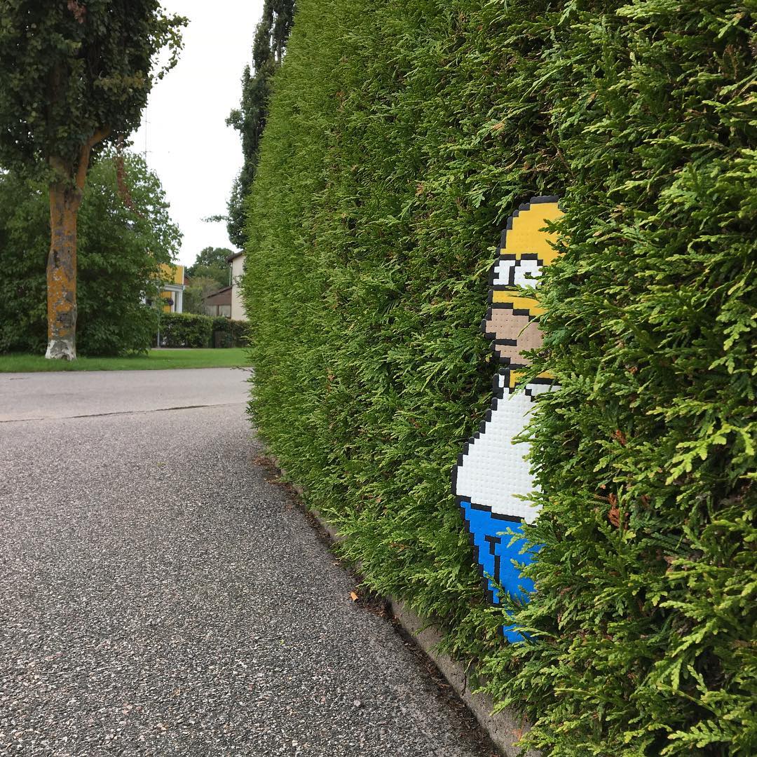 Street Art And Pixel Art