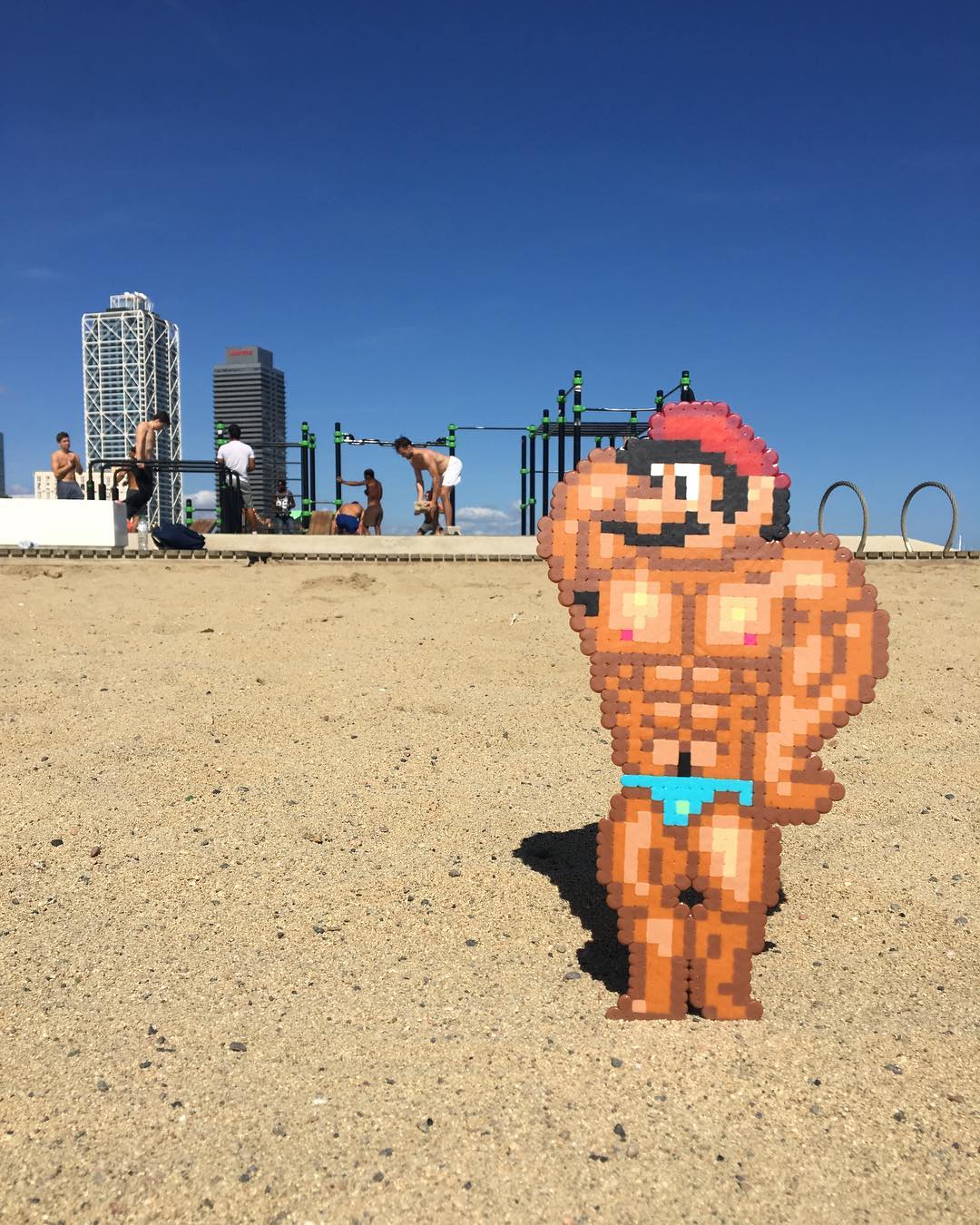Street Art And Pixel Art