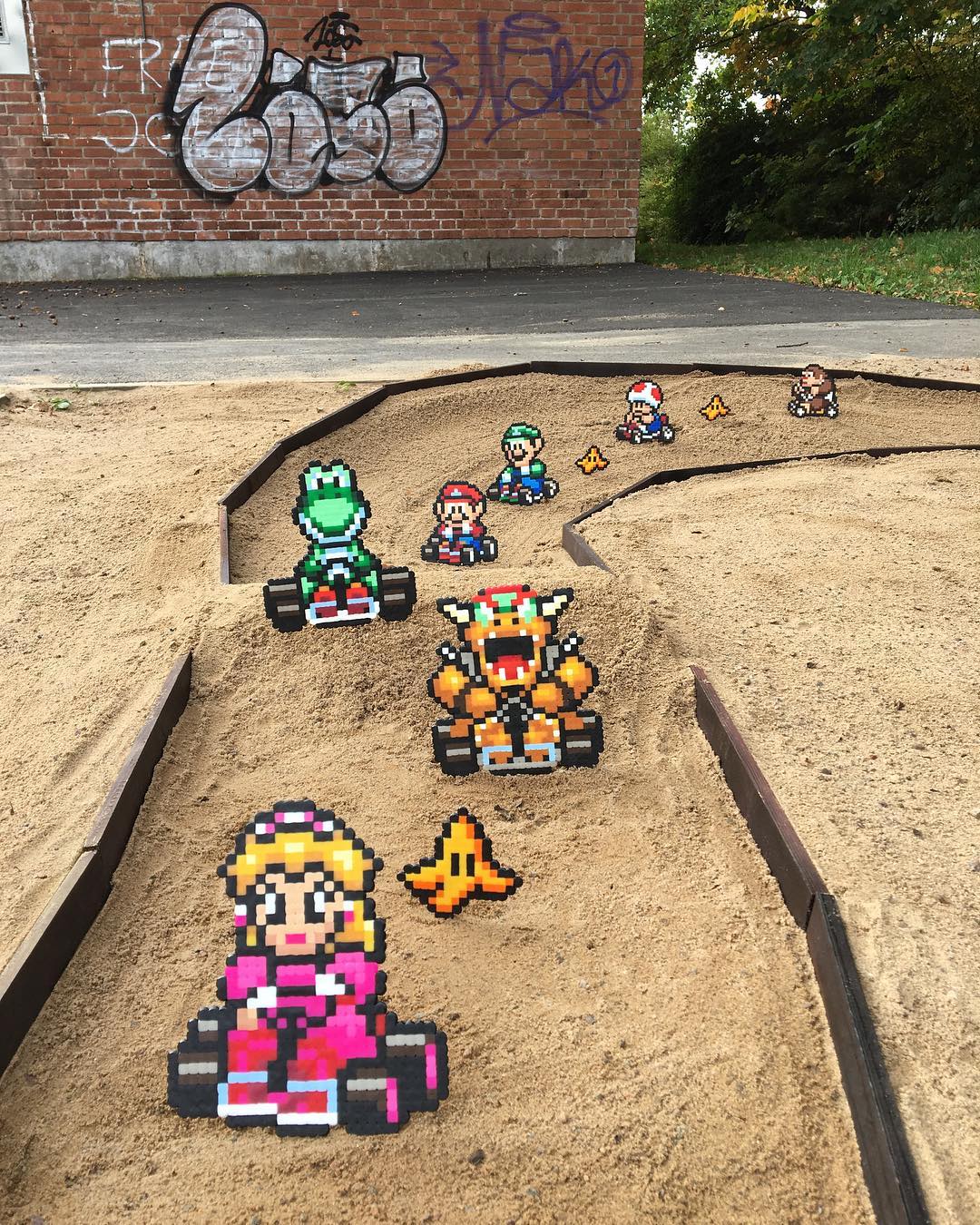 Street Art And Pixel Art