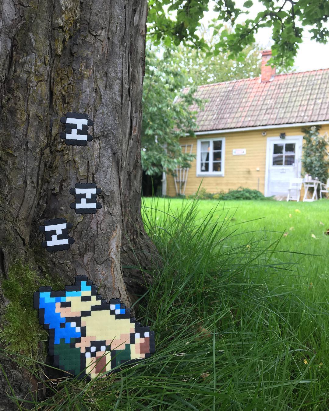 Street Art And Pixel Art