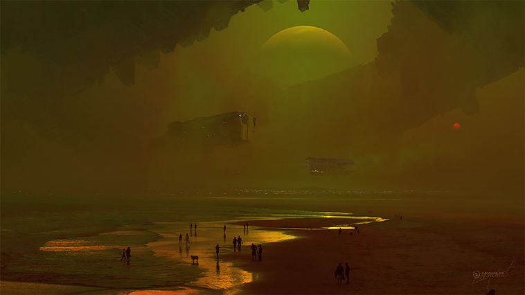 citizen of the galaxy digital cyberpunk art