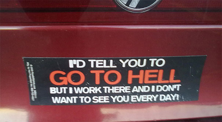 Funny Bumpers Stickers 