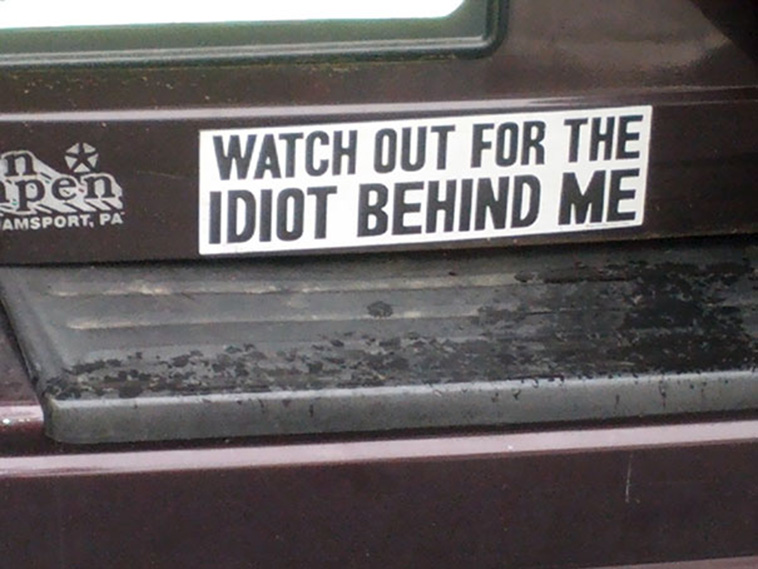Funny Bumpers Stickers 