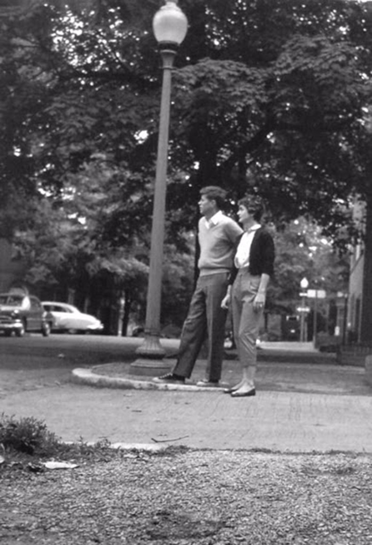 JFK and Jackie Kennedy 1954