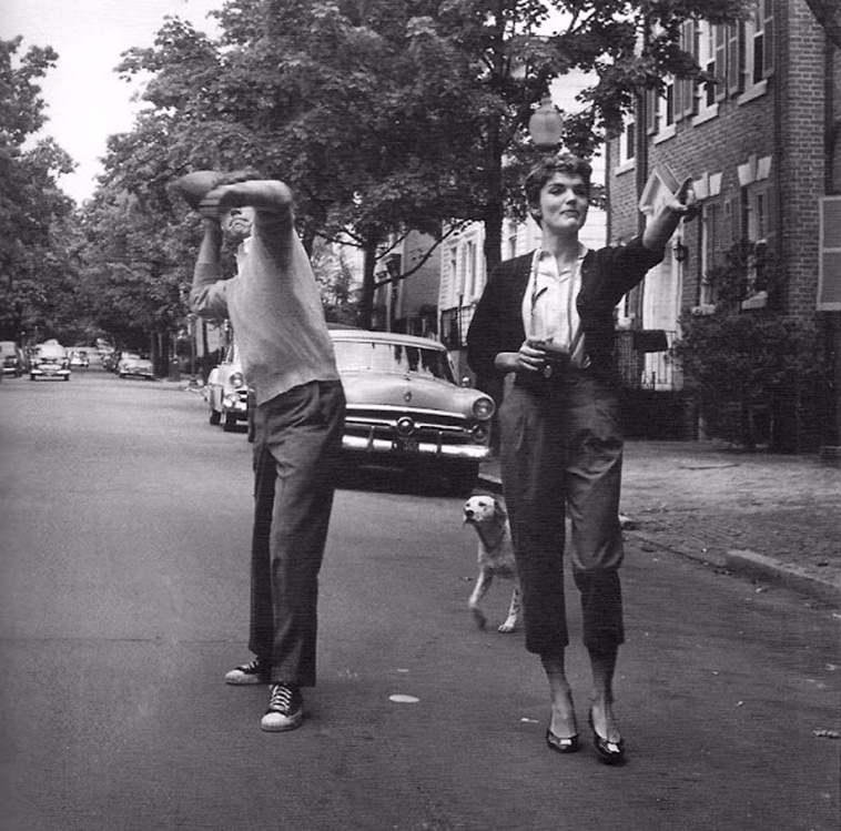 JFK and Jackie Kennedy 1954