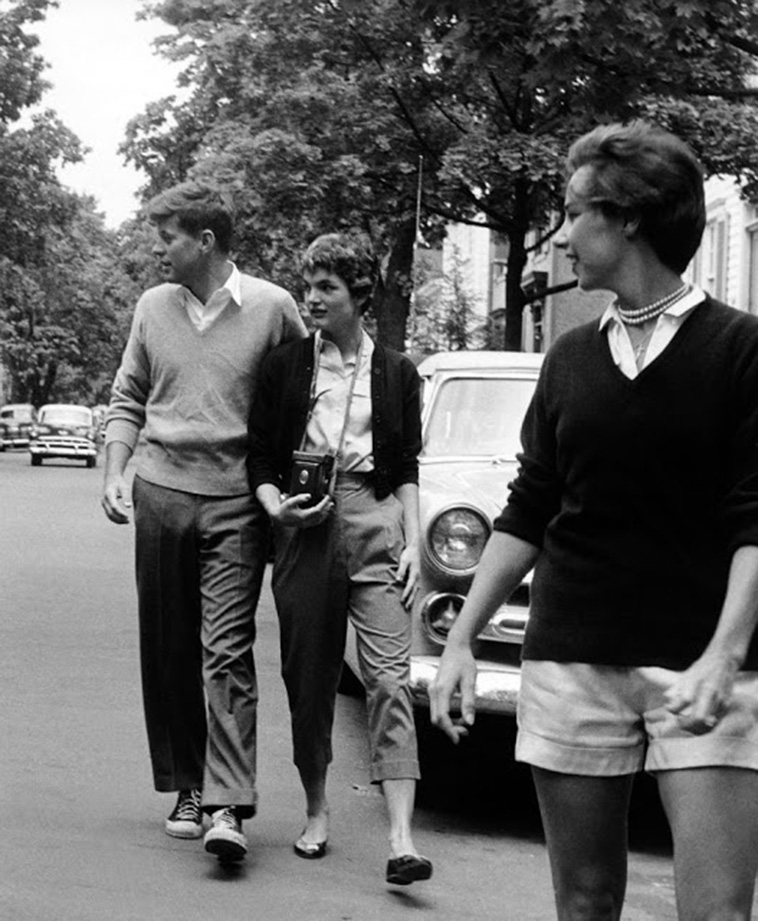 JFK and Jackie Kennedy 1954