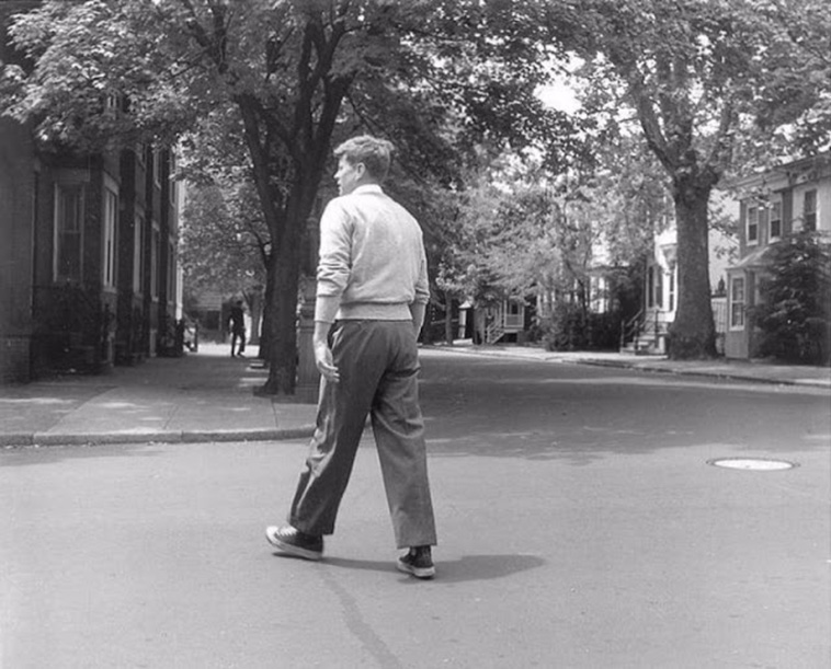 JFK and Jackie Kennedy 1954