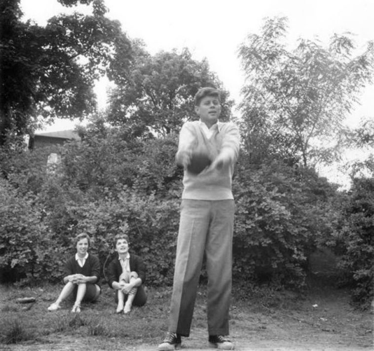JFK and Jackie Kennedy 1954