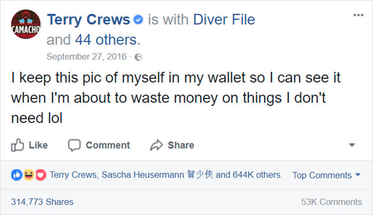 Denies Girl’s Card With Terry Crews