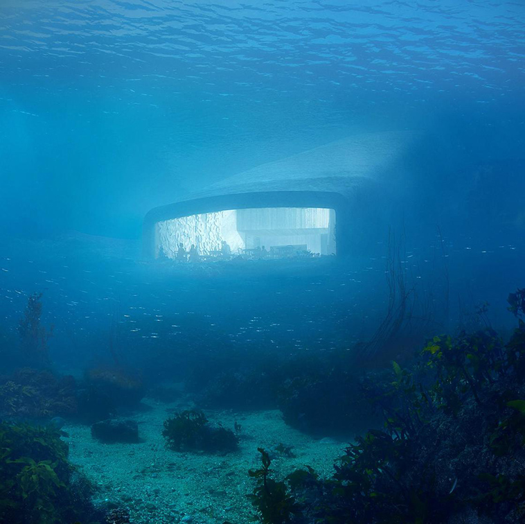 underwater restaurant norway