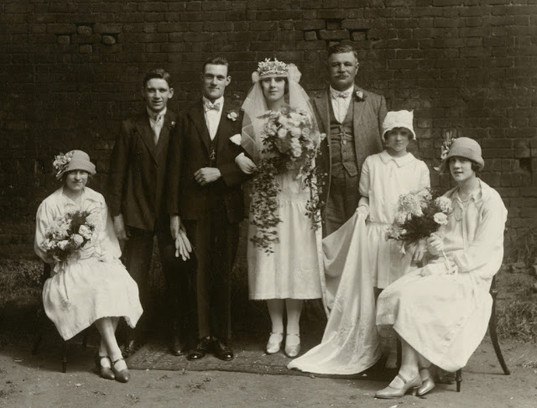 wedding photography 1920s