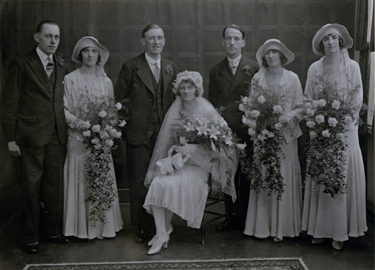 wedding photography 1920s
