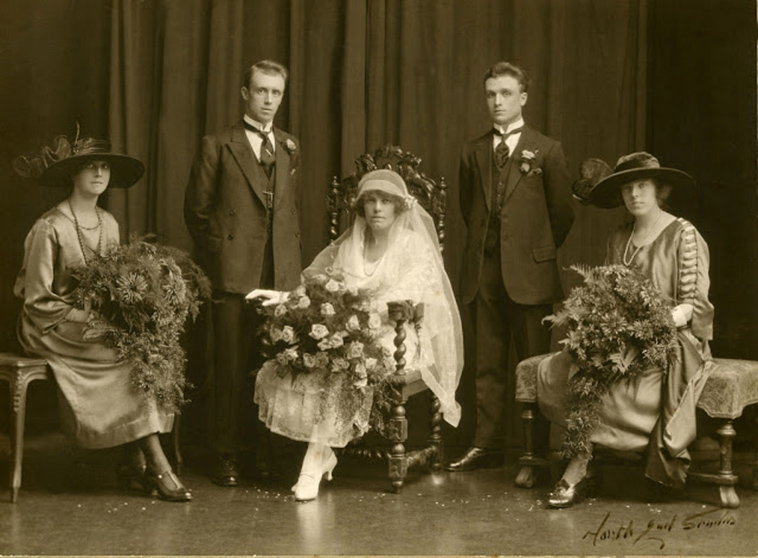wedding photography 1920s