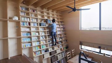 Climbable Earthquake-Proof Bookshelf