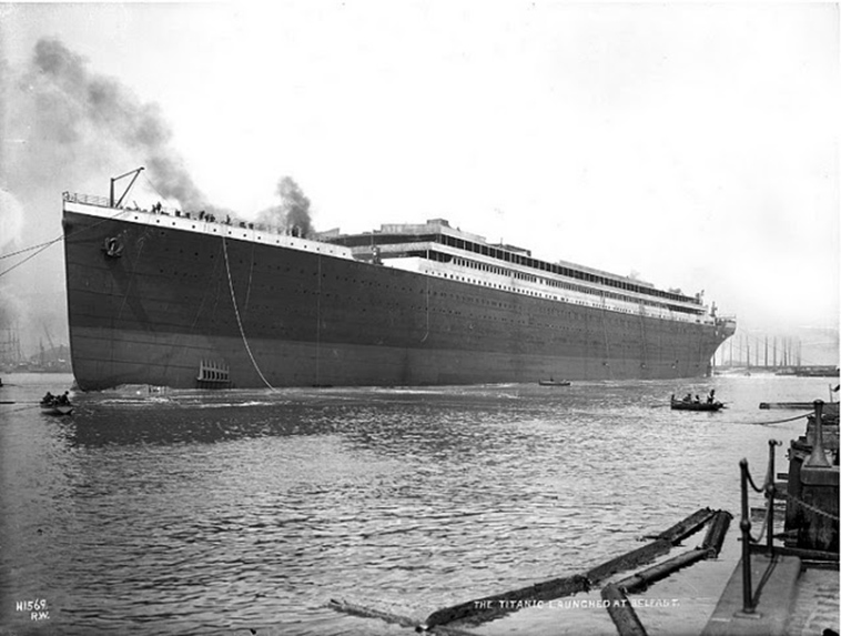 construction of the titanic