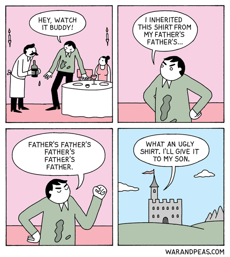dark humour comics unexpected endings war and peas
