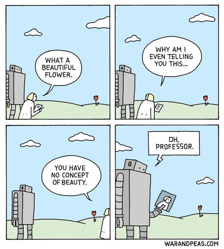 dark humour comics unexpected endings war and peas