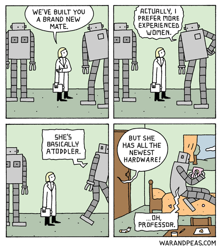 dark humour comics unexpected endings war and peas
