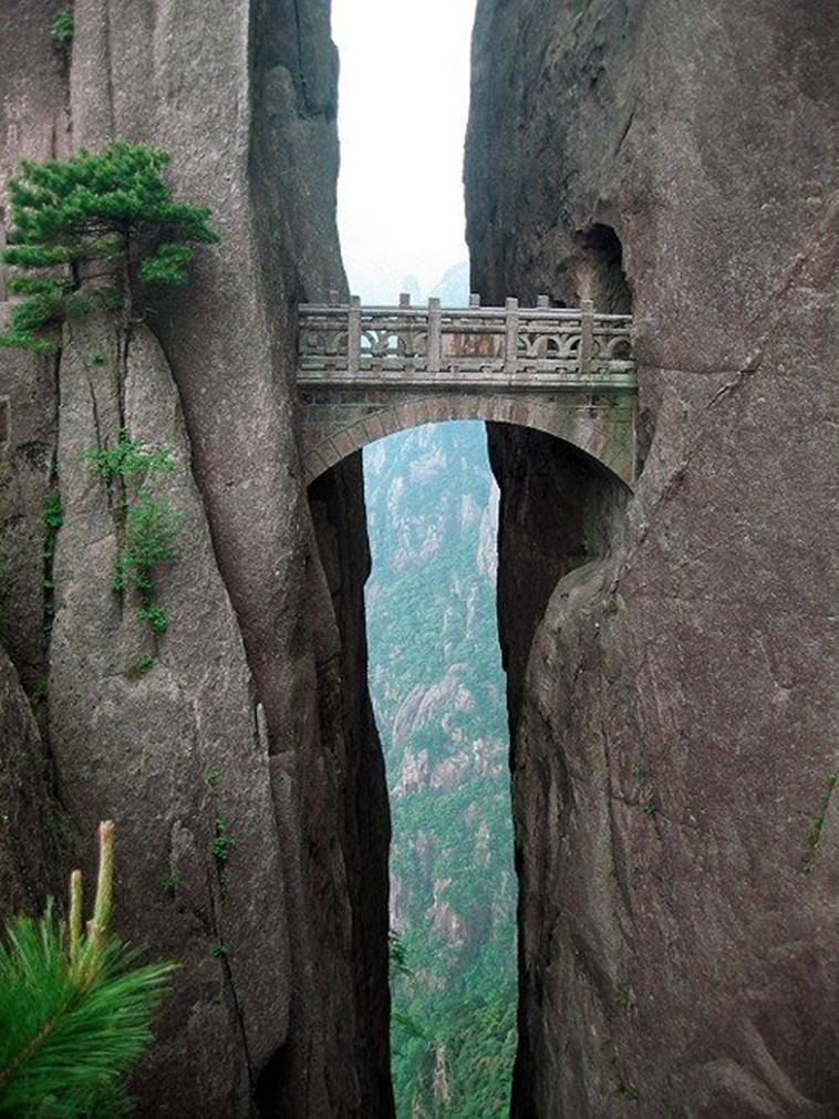 death defying pathways china yellow mountain