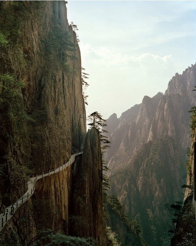death defying pathways china yellow mountain
