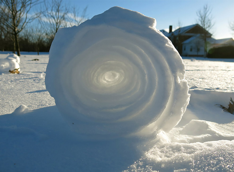 frozen ice art