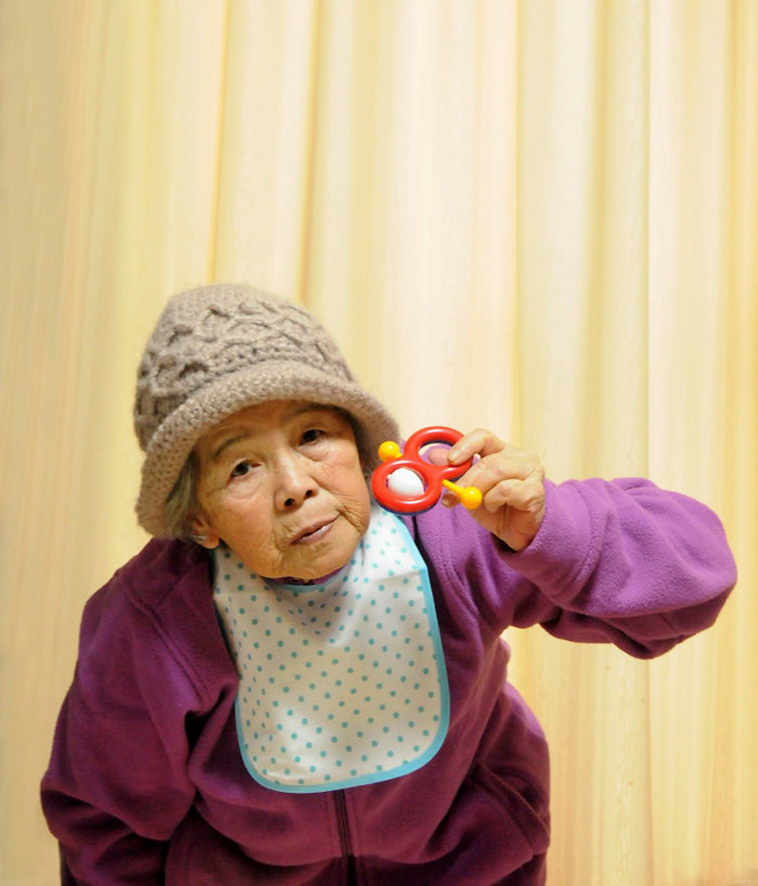 funny self portraits 89 year old -grandma