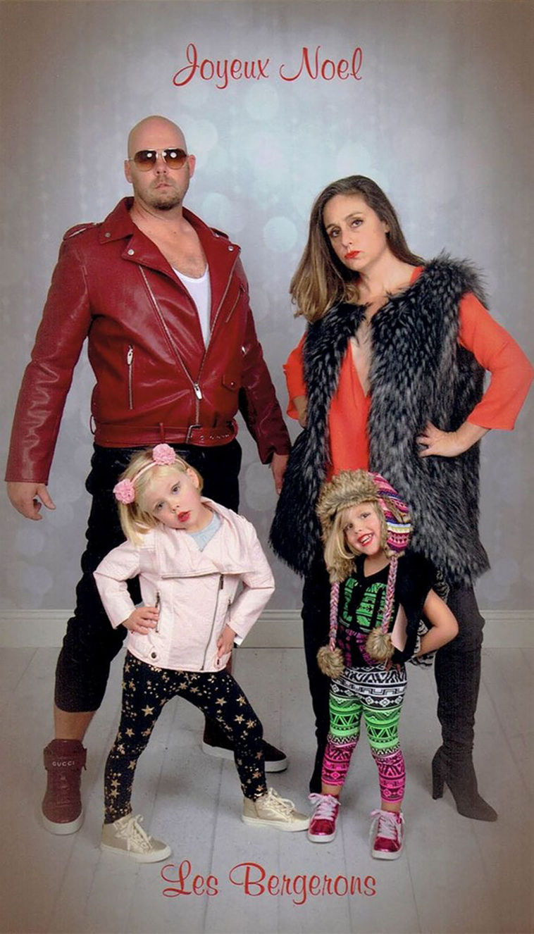holiday cards christmas tradition bergeron family