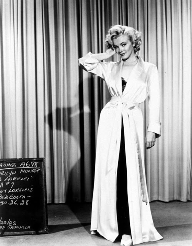 marilyn monroe wardrobe tests as Lorelei