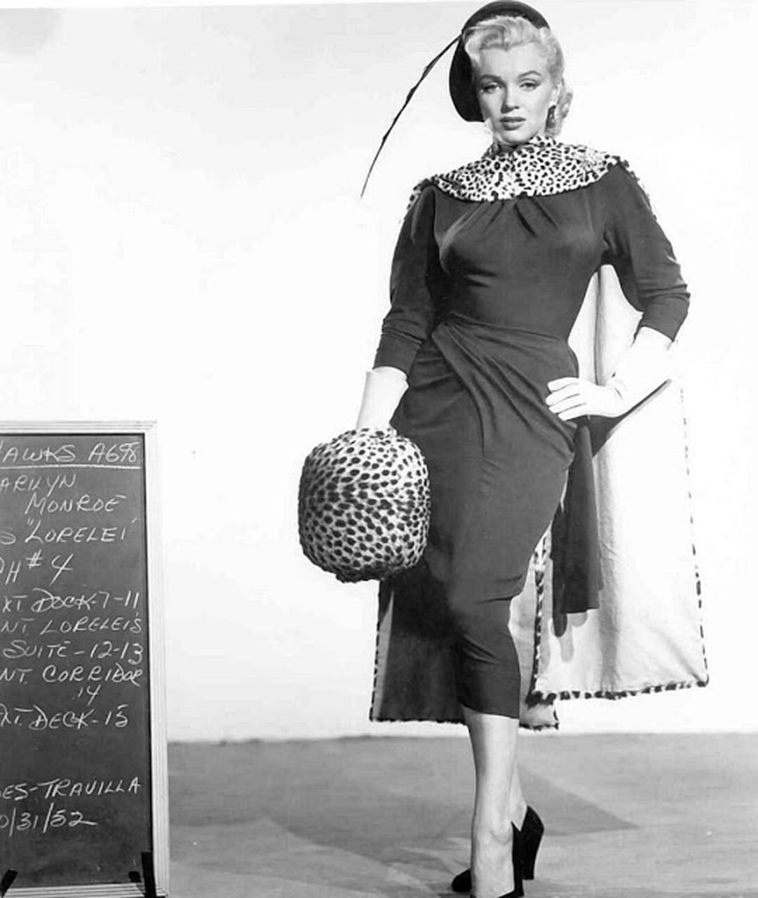 marilyn monroe wardrobe tests as Lorelei