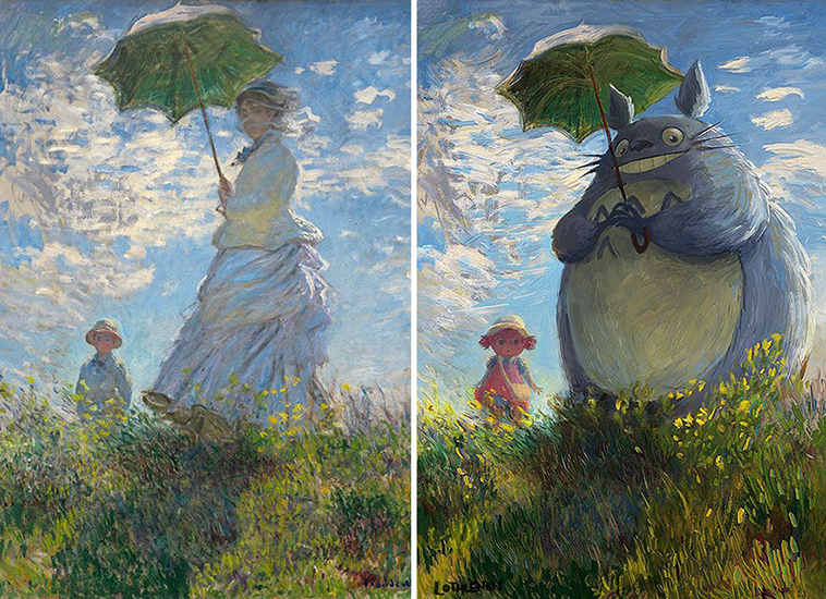 classic paintings into geek fandoms lothlenan