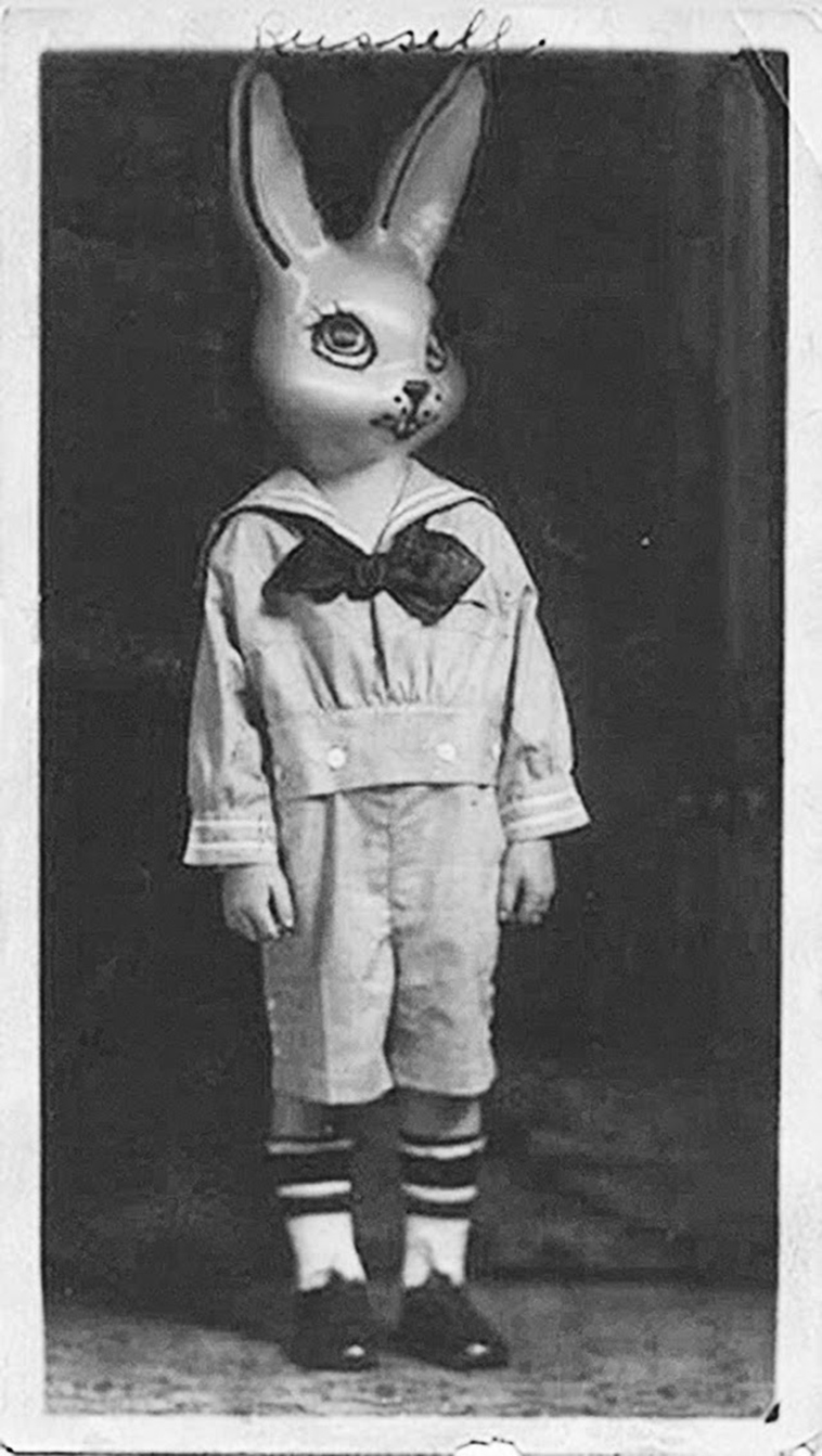 creepy vintage animal masks