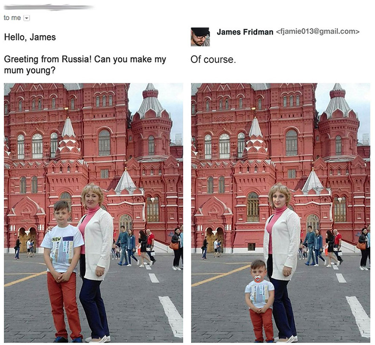 funny photoshop troll james fridman