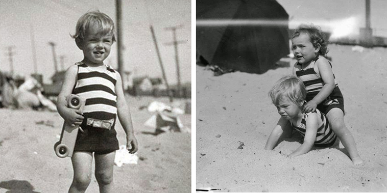 marilyn monroe 3 year old 1929