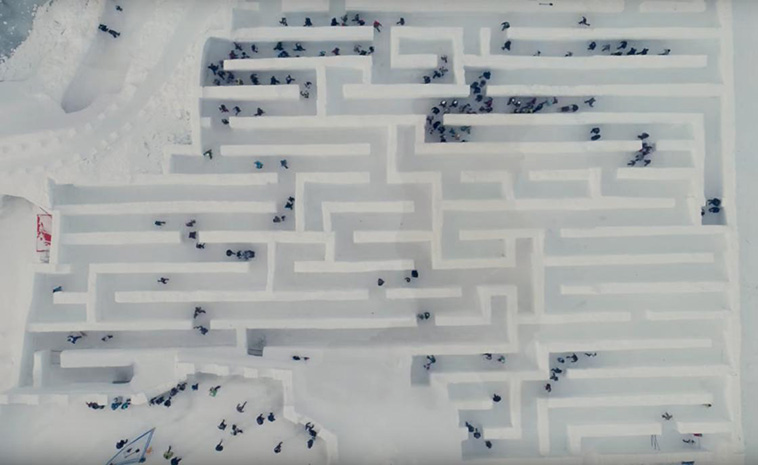 snow labyrinth 