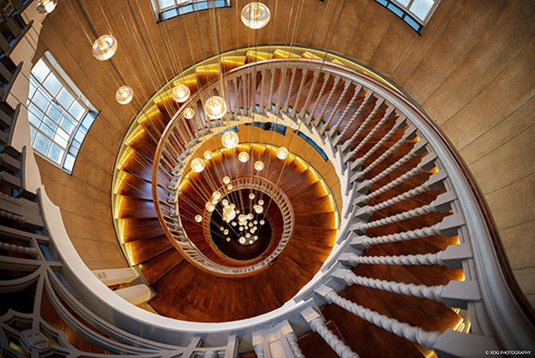 spiral staircase photography