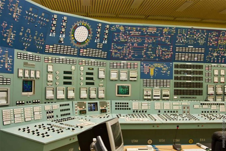 vintage soviet control rooms
