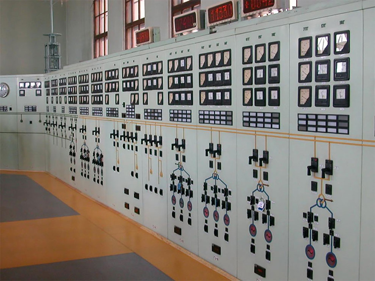 vintage soviet control rooms