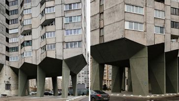 The Apartment Block With “Chicken Legs”