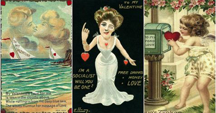 Valentine's Postcards From the Victorian and Edwardian Eras