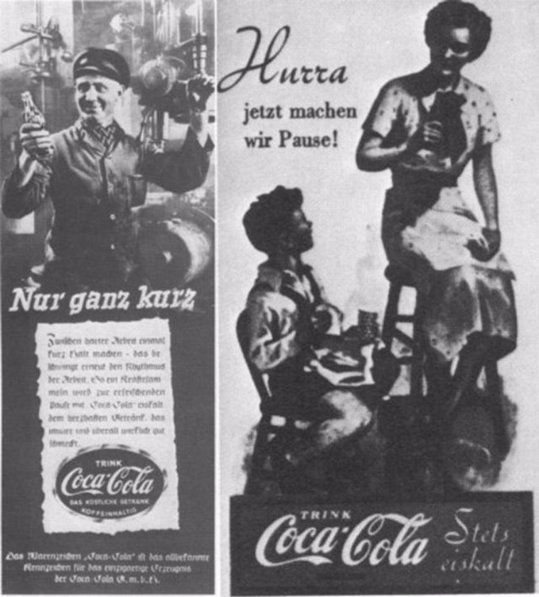 nazi coca cola ads